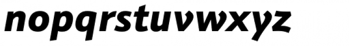Kronos Sans Pro Black Italic Font LOWERCASE