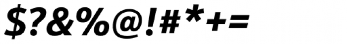 Kronos Sans Pro Bold Italic Font OTHER CHARS