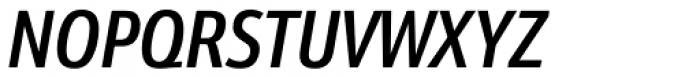 Kronos Sans Pro Compressed Medium Italic Font UPPERCASE