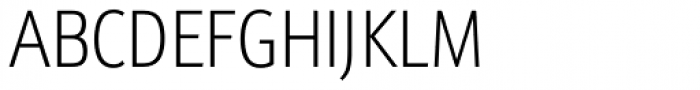 Kronos Sans Pro Compressed Thin Font UPPERCASE