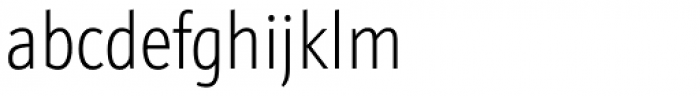 Kronos Sans Pro Compressed Thin Font LOWERCASE