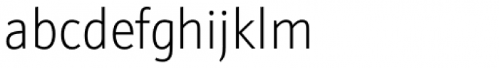 Kronos Sans Pro Condensed Thin Font LOWERCASE