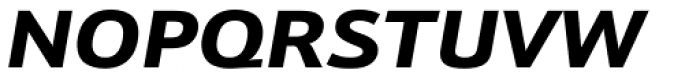 Kronos Sans Pro Expand Black Italic Font UPPERCASE