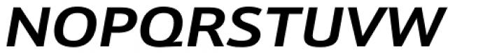 Kronos Sans Pro Expand Bold Italic Font UPPERCASE