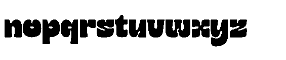 Kroogy Mice Font LOWERCASE