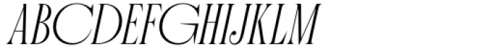 Krooner Italic Font UPPERCASE