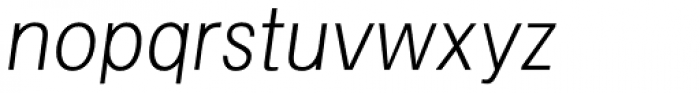 Kropotkin Std 13 Light Oblique Font LOWERCASE