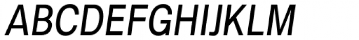 Kropotkin Std 24 Condensed Regular Oblique Font UPPERCASE