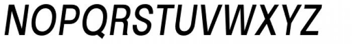 Kropotkin Std 24 Condensed Regular Oblique Font UPPERCASE