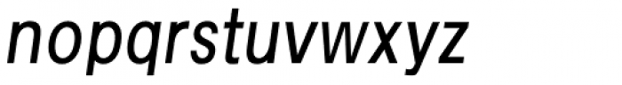 Kropotkin Std 24 Condensed Regular Oblique Font LOWERCASE