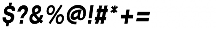 Kropotkin Std 34 Condensed Bold Oblique Font OTHER CHARS