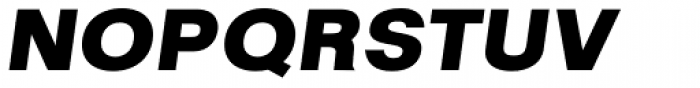 Kropotkin Std 45 Expanded Black Oblique Font UPPERCASE