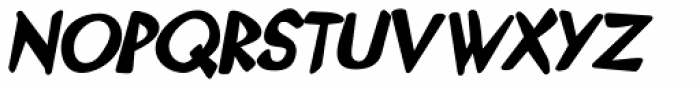 Kruede Regular Oblique Font UPPERCASE