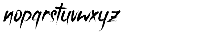 Kruger Font LOWERCASE