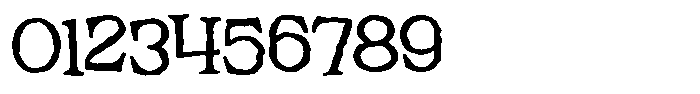 Krull Morgh Font OTHER CHARS