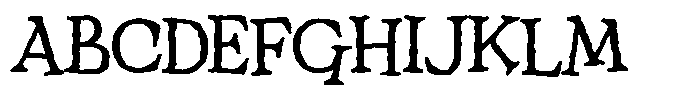 Krull Morgh Font UPPERCASE