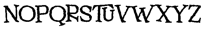 Krull Morgh Font UPPERCASE