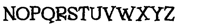 Krull Morgh Font LOWERCASE