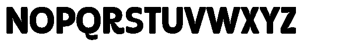 Krumple Font UPPERCASE