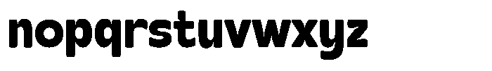Krumple Font LOWERCASE