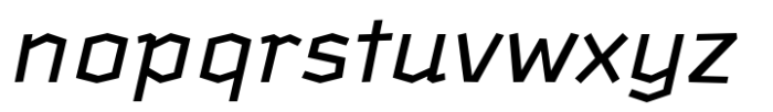 Krupkrop Italic Font LOWERCASE