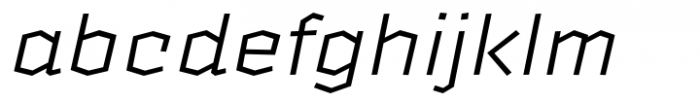 Krupkrop Light Italic Font LOWERCASE