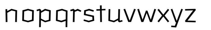 Krupkrop Light Font LOWERCASE