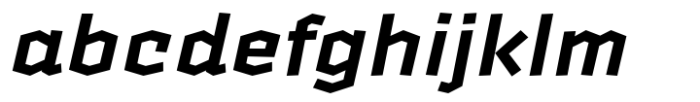 Krupkrop Semi Bold Italic Font LOWERCASE