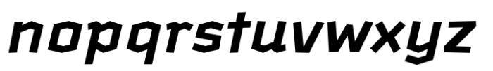 Krupkrop Semi Bold Italic Font LOWERCASE