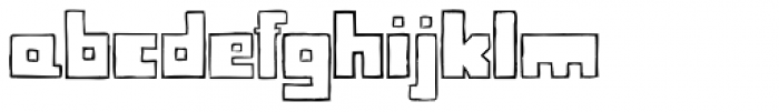 Kruszynka Thin Font LOWERCASE