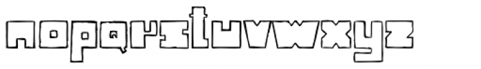 Kruszynka Thin Font LOWERCASE