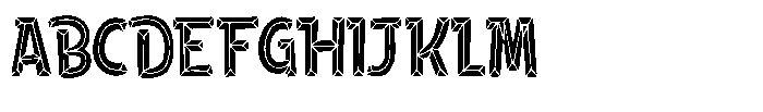 Krydct Font UPPERCASE