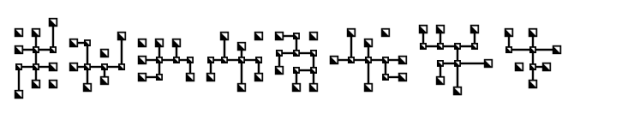 Kryptoid Square Style D Font UPPERCASE