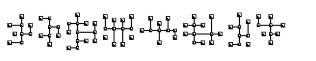 Kryptoid Square Style D Font LOWERCASE