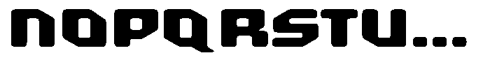 Kryvion Black Rounded Font UPPERCASE