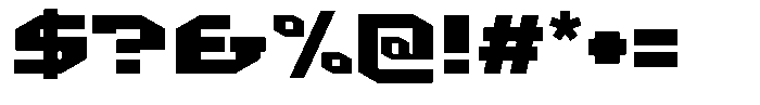 Kryvion Black Sharp Font OTHER CHARS