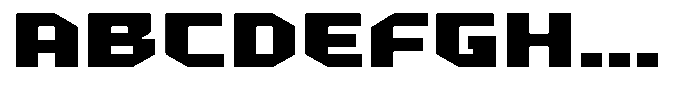 Kryvion Black Sharp Font UPPERCASE