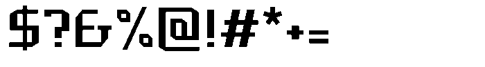 Kryvion Sharp Font OTHER CHARS