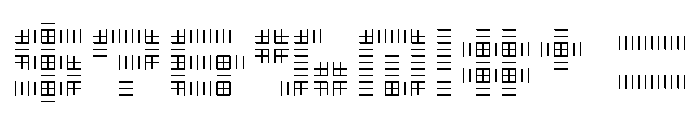 Krata ExtraLight Font OTHER CHARS