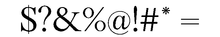 KronePRO DouxExtreme Font OTHER CHARS