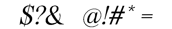 KronePRO IntenseLegere Font OTHER CHARS
