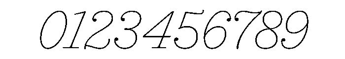 KronikAntik Italic Instance Font OTHER CHARS