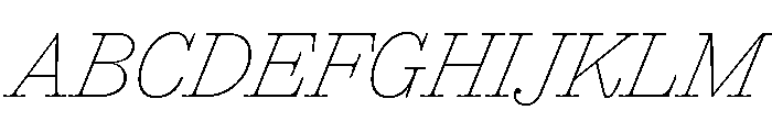 KronikAntik Italic Instance Font UPPERCASE