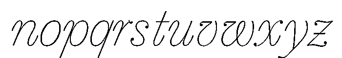 KronikAntik Italic Instance Font LOWERCASE