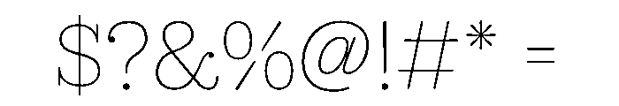 KronikAntik Regular Instance Font OTHER CHARS