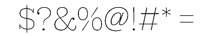 KronikVision Regular Instance Font OTHER CHARS