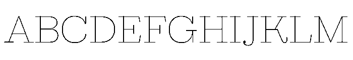 KronikVision Regular Instance Font UPPERCASE
