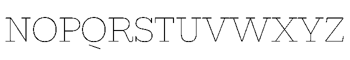 KronikVision Regular Instance Font UPPERCASE