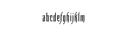 Kruella (plain) Font LOWERCASE