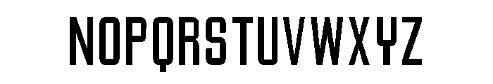 Kraftwerk Regular Font LOWERCASE